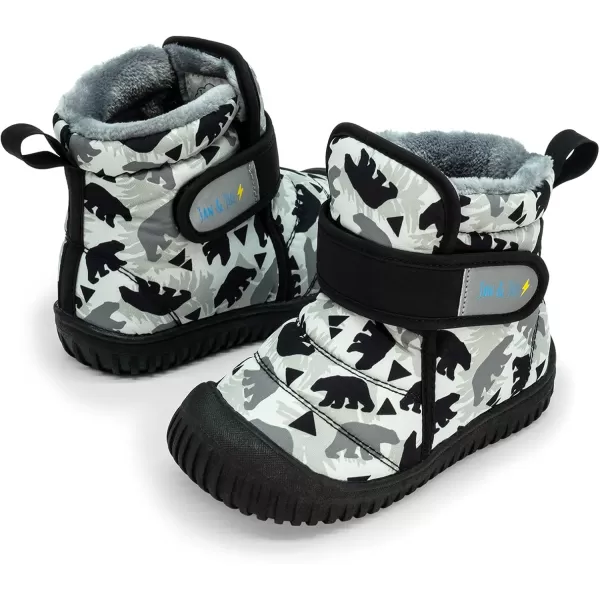 imageJAN ampamp JUL ToastyDry WaterResistant Winter Boots for ToddlersToastydry Bear