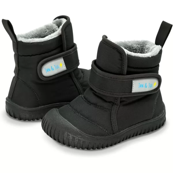 imageJAN ampamp JUL ToastyDry WaterResistant Winter Boots for ToddlersToastydry Black