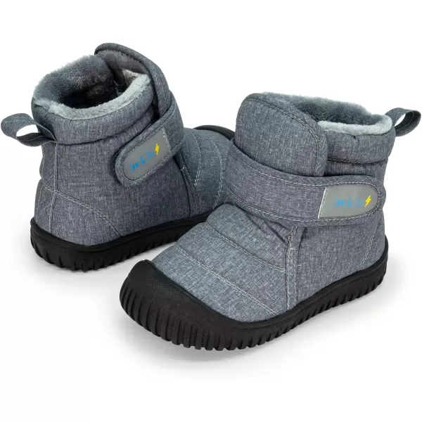 imageJAN ampamp JUL ToastyDry WaterResistant Winter Boots for ToddlersToastydry Heather Grey