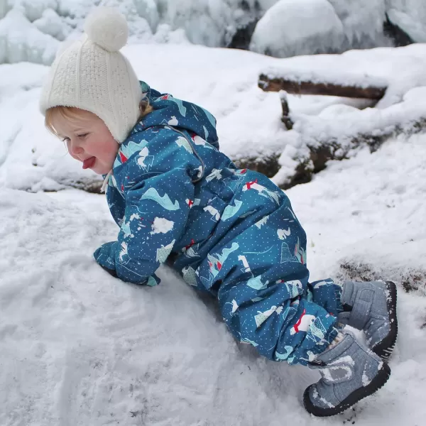 imageJAN ampamp JUL ToastyDry WaterResistant Winter Boots for ToddlersToastydry Heather Grey