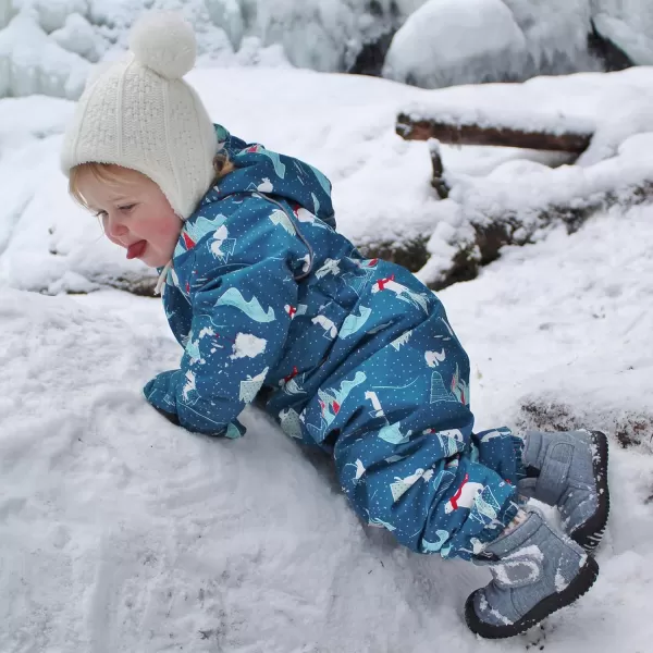 imageJAN ampamp JUL ToastyDry WaterResistant Winter Boots for ToddlersToastydry Heather Grey