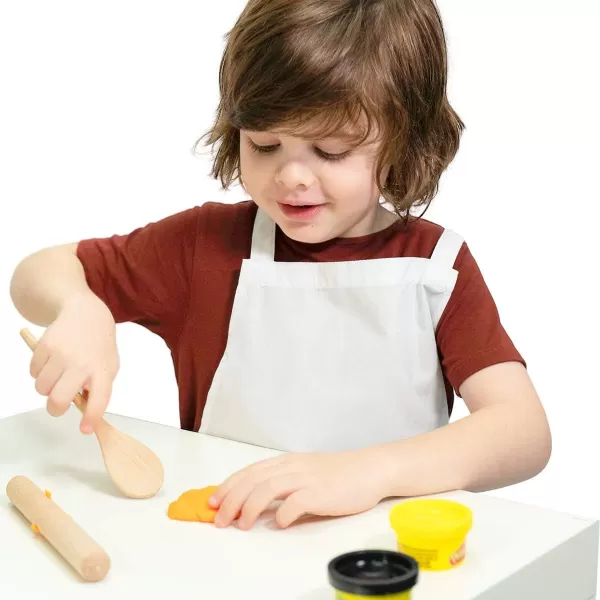 imageTwinklebelle Kids 7quot Small Wooden Rolling Pins for Baking Pizza Pasta PlayDough Clay Crafts Party 6pc PackWooden Rolling Pins 6pc Pack