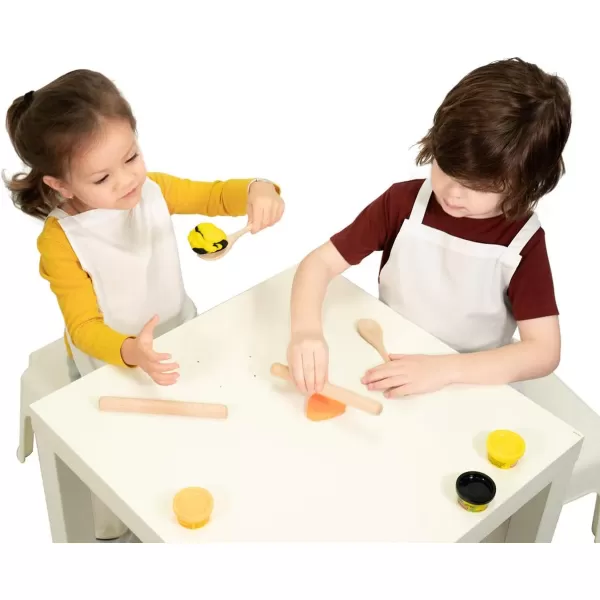 imageTwinklebelle Kids 7quot Small Wooden Rolling Pins for Baking Pizza Pasta PlayDough Clay Crafts Party 6pc PackWooden Rolling Pins 6pc Pack