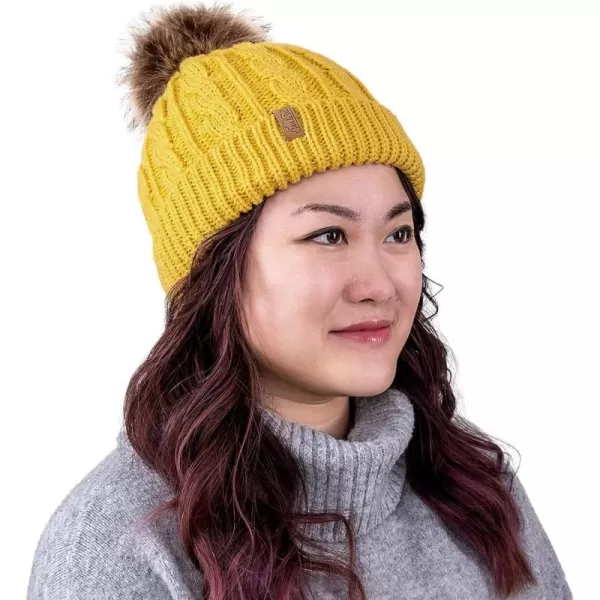 imageJAN ampamp JUL Baby Toddler Kids Fall Winter Beanie HatAdult Mustard