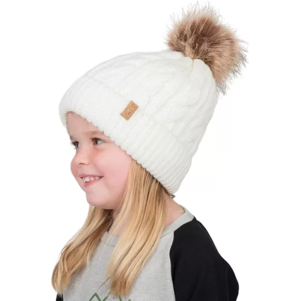 imageJAN ampamp JUL Baby Toddler Kids Fall Winter Beanie HatCream