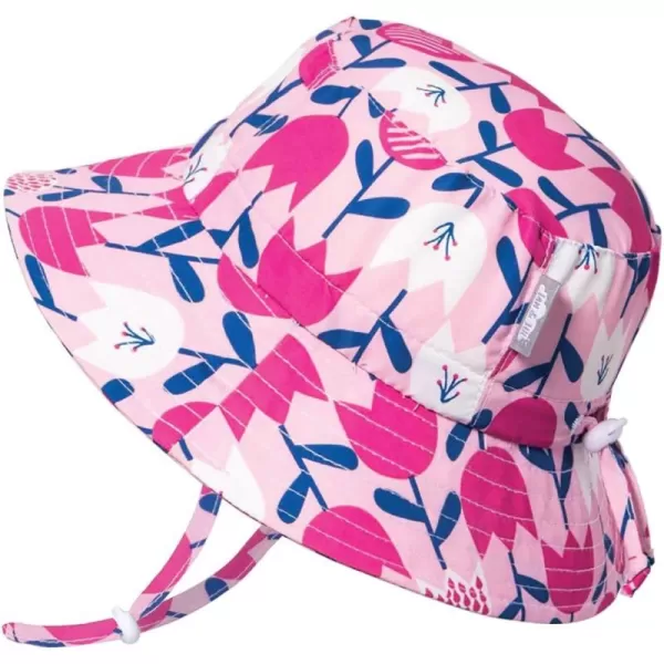 imageJAN ampamp JUL Girls Adjustable Water Resistant Bucket Sunhat 50 UPFTulip