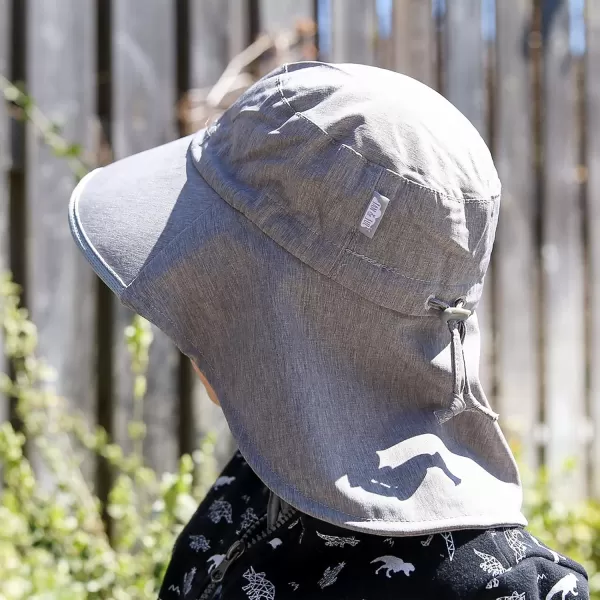 imageJAN ampamp JUL 50 UPF QuickDry SunHats for BoysGray