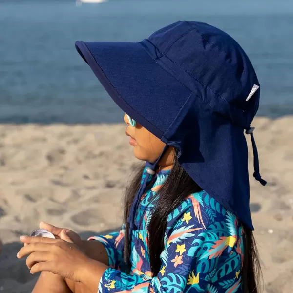 imageJAN ampamp JUL 50 UPF QuickDry SunHats for BoysNavy