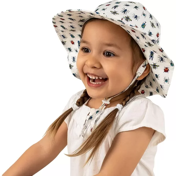 imageJAN ampamp JUL Adjustable Cotton Floppy SunHat with 50 UPF ProtectionBugs