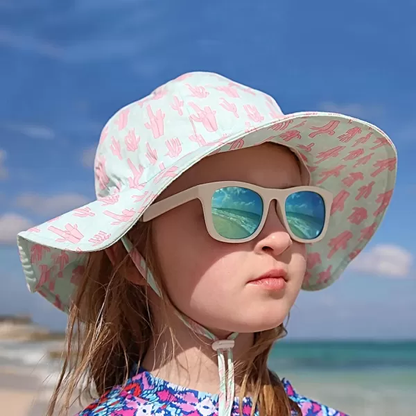 imageJAN ampamp JUL Adjustable Cotton Floppy SunHat with 50 UPF ProtectionCoral