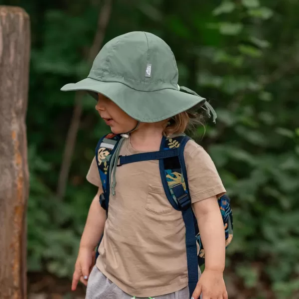 imageJAN ampamp JUL Adjustable Cotton Floppy SunHat with 50 UPF ProtectionJuniper Green