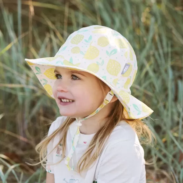 imageJAN ampamp JUL Adjustable Cotton Floppy SunHat with 50 UPF ProtectionLemon Fresh