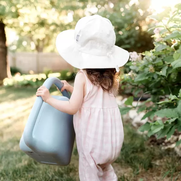 imageJAN ampamp JUL Adjustable Cotton Floppy SunHat with 50 UPF ProtectionWhite Eyelet