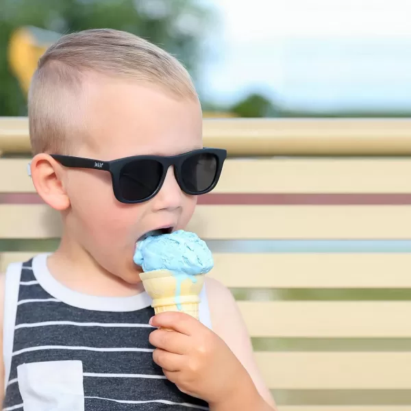 imageJAN ampamp JUL Baby Toddler Kids Flexible UV400 Polarized Sunglasses with Strap for Girls BoysBlack