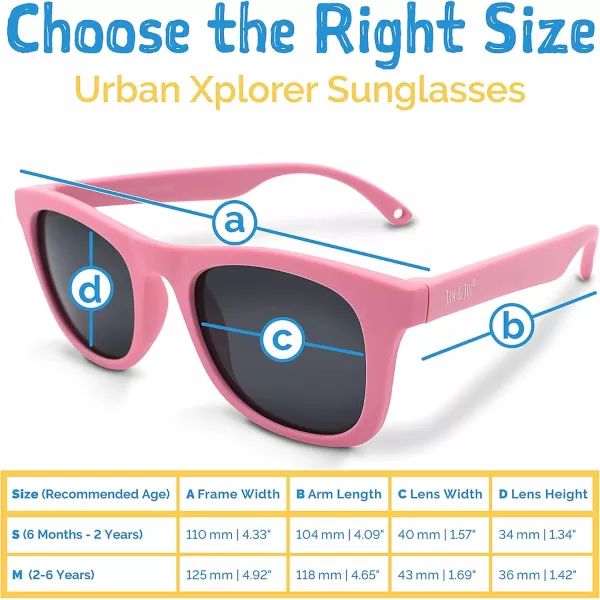 imageJAN ampamp JUL Baby Toddler Kids Flexible UV400 Polarized Sunglasses with Strap for Girls BoysBlack