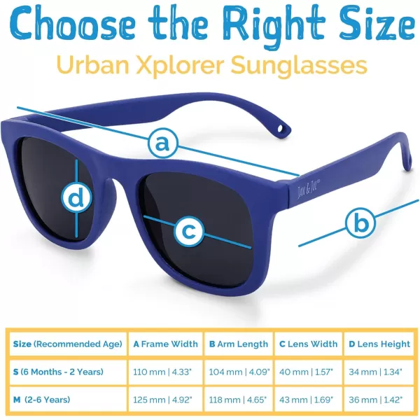imageJAN ampamp JUL Baby Toddler Kids Flexible UV400 Polarized Sunglasses with Strap for Girls BoysNavy