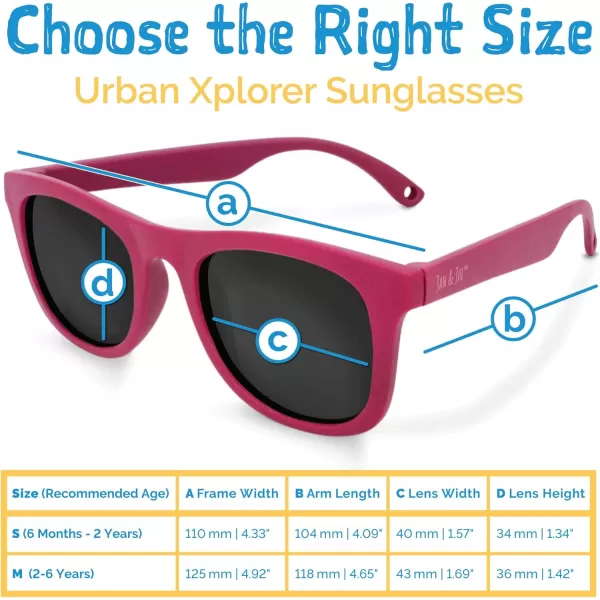 imageJAN ampamp JUL Baby Toddler Kids Flexible UV400 Polarized Sunglasses with Strap for Girls BoysOrchid