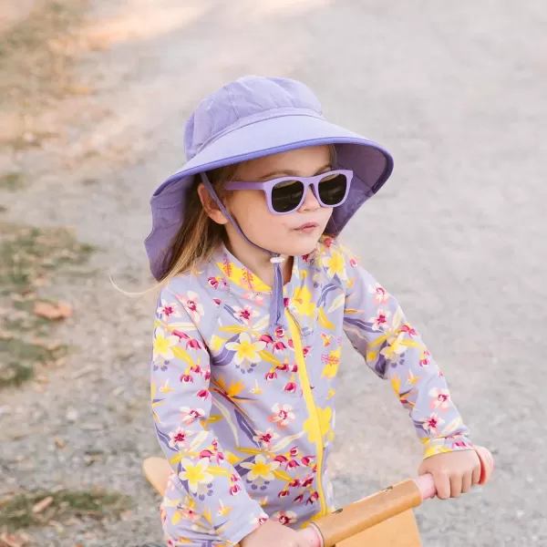 imageJAN ampamp JUL Baby Toddler Kids Flexible UV400 Polarized Sunglasses with Strap for Girls BoysPurple Popsicle