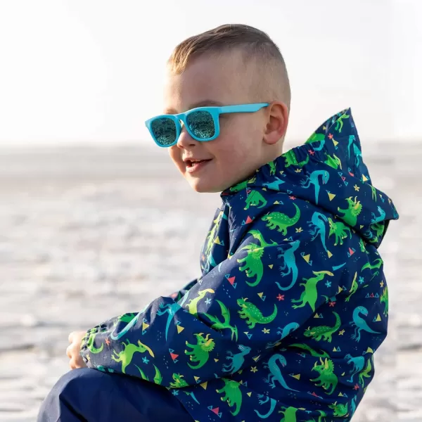 imageJAN ampamp JUL Baby Toddler Kids Flexible UV400 Polarized Sunglasses with Strap for Girls BoysSky Blue Aurora