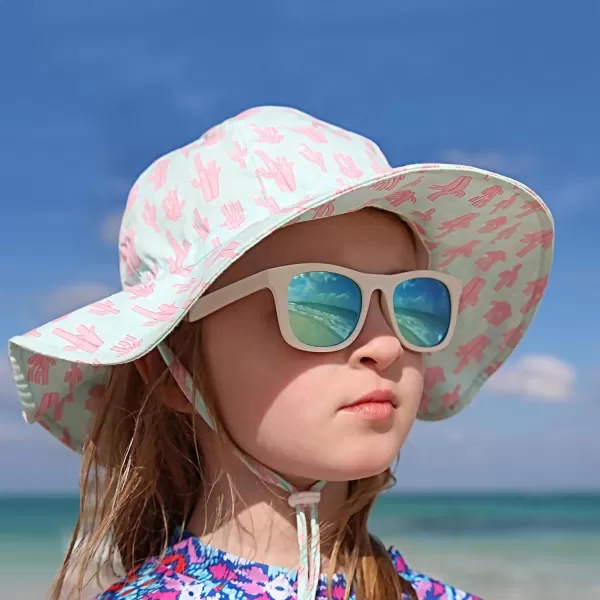 imageJAN ampamp JUL Baby Toddler Kids Flexible UV400 Polarized Sunglasses with Strap for Girls BoysWhite Aurora