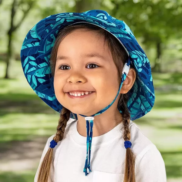 imageJAN ampamp JUL GrowwithMe Cotton Bucket SunHat for Baby and KidsCool Tropical