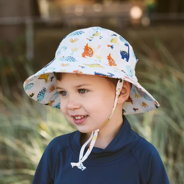 imageJAN ampamp JUL GrowwithMe Cotton Bucket SunHat for Baby and KidsDino Kids