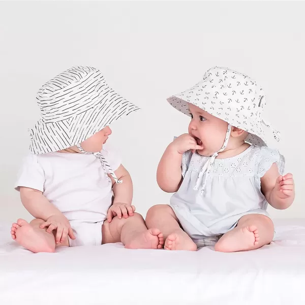 imageJAN ampamp JUL GrowwithMe Cotton Bucket SunHat for Baby and KidsGrey