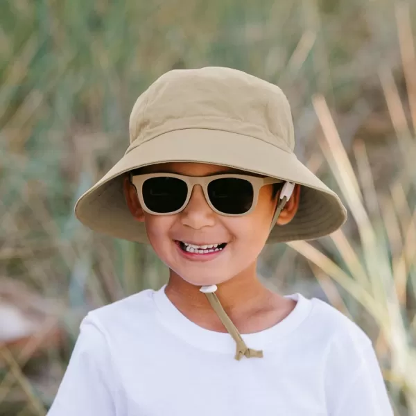 imageJAN ampamp JUL GrowwithMe Cotton Bucket SunHat for Baby and KidsOlive Khaki