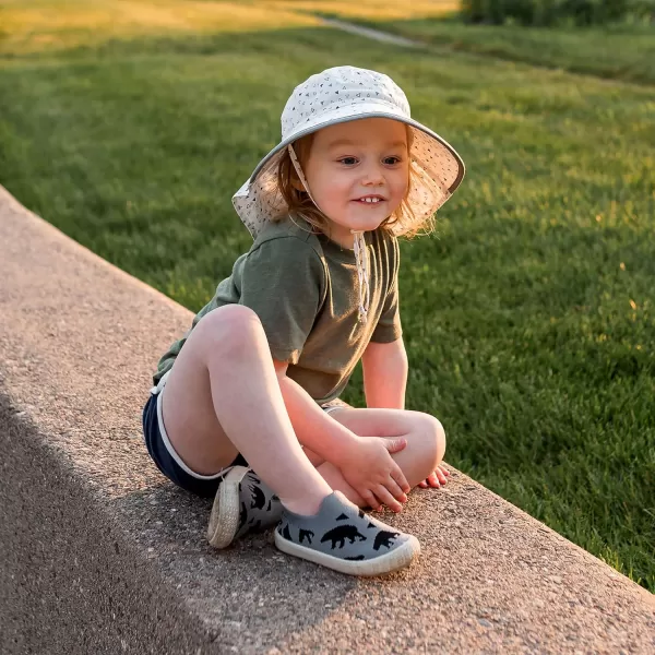 imageJAN ampamp JUL Kids Adjustable Cotton Adventure Sun Hat 50 UPFBlack Tiedye