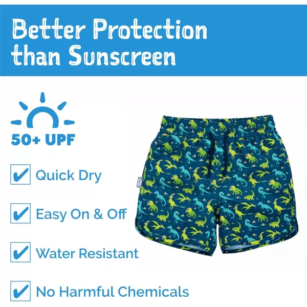 imageJAN ampamp JUL UV Swim Shorts and Long Sleeve UV Shirt for ToddlersSwim Shorts Dinoland
