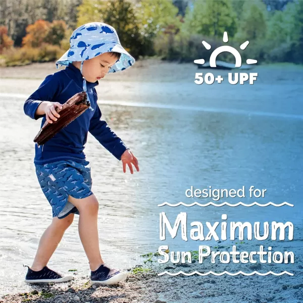 imageJAN ampamp JUL UV Swim Shorts and Long Sleeve UV Shirt for ToddlersSwim Shorts Shark