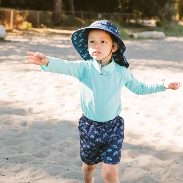 imageJAN ampamp JUL UV Swim Shorts and Long Sleeve UV Shirt for ToddlersSwim Shorts Turtle