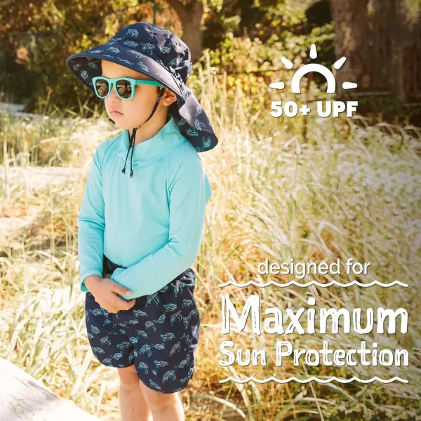 imageJAN ampamp JUL UV Swim Shorts and Long Sleeve UV Shirt for ToddlersSwim Shorts Turtle