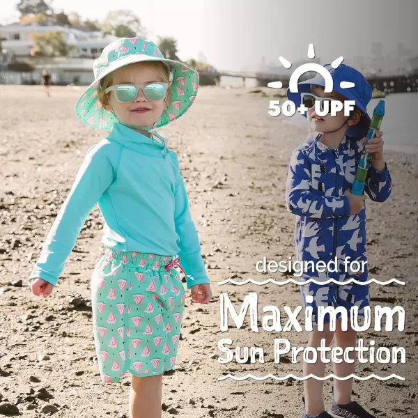 imageJAN ampamp JUL UV Swim Shorts and Long Sleeve UV Shirt for ToddlersSwim Shorts Watermelon