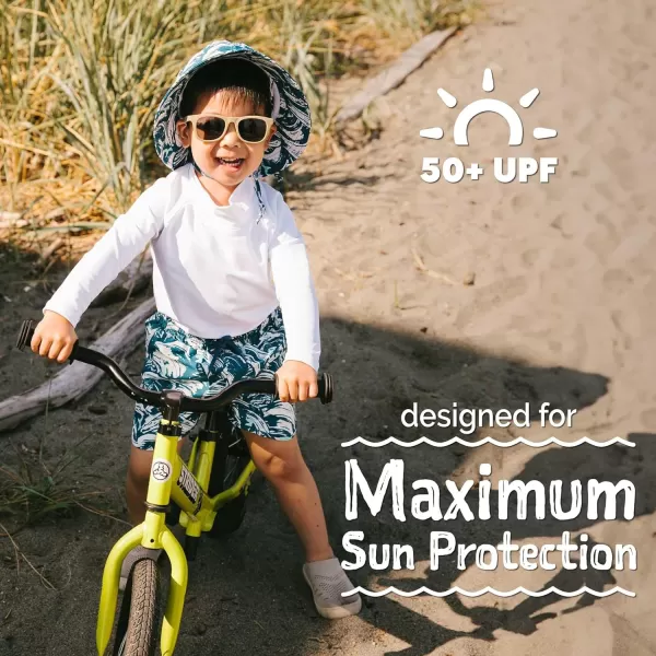imageJAN ampamp JUL UV Swim Shorts and Long Sleeve UV Shirt for ToddlersSwim Shorts Wave Rider