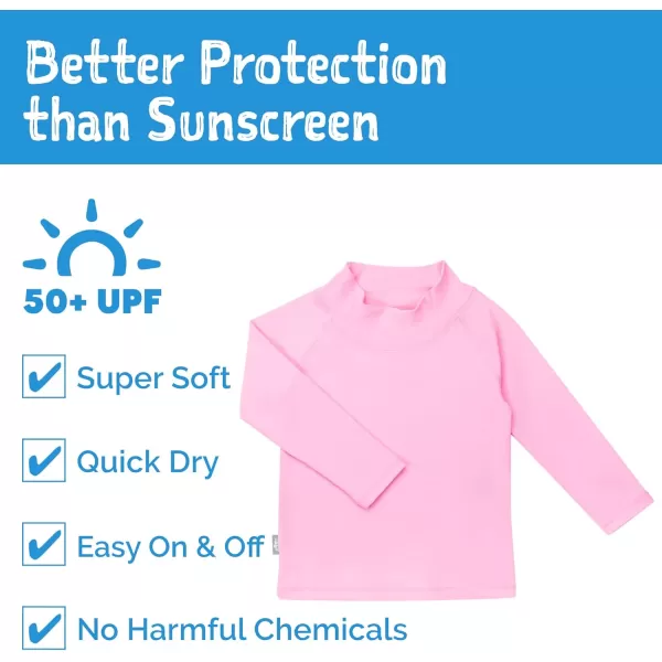 imageJAN ampamp JUL UV Swim Shorts and Long Sleeve UV Shirt for ToddlersUv Shirt Pink