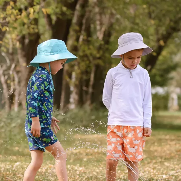 imageJAN ampamp JUL UV Swim Shorts and Long Sleeve UV Shirt for ToddlersUv Shirt White