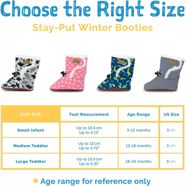 imageJAN ampamp JUL WaterResistant Winter Booties for Babies and ToddlersBear