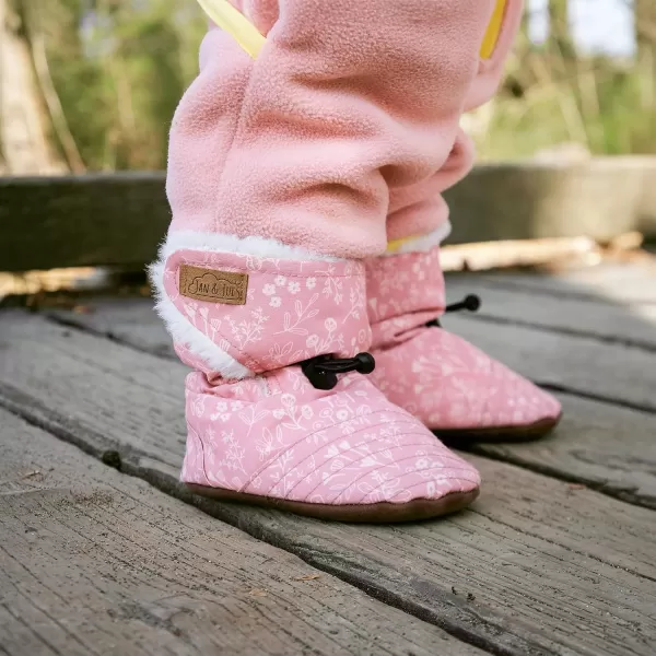 imageJAN ampamp JUL WaterResistant Winter Booties for Babies and ToddlersPrairie Flowers