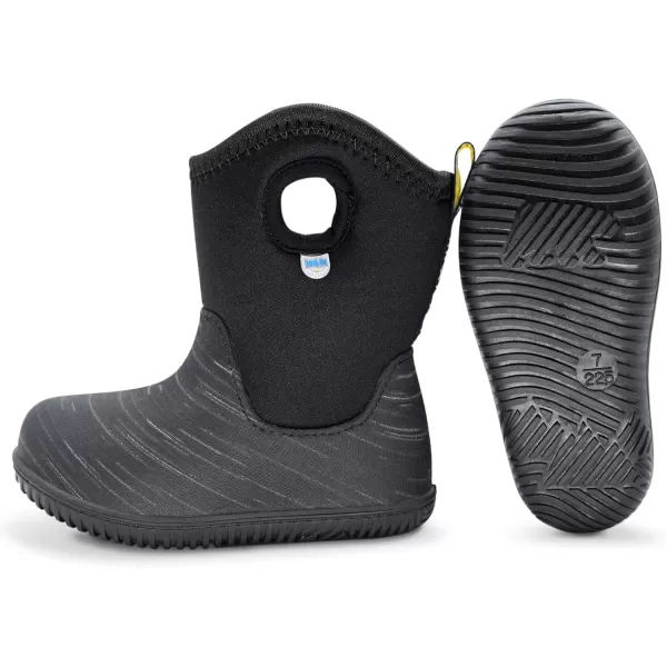 imageJAN ampamp JUL Waterproof Insulated Winter Boots for Toddlers and KidsBlack Birch No Finger Holes