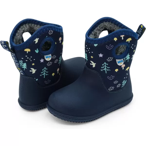 imageJAN ampamp JUL Waterproof Insulated Winter Boots for Toddlers and KidsNavy Forest