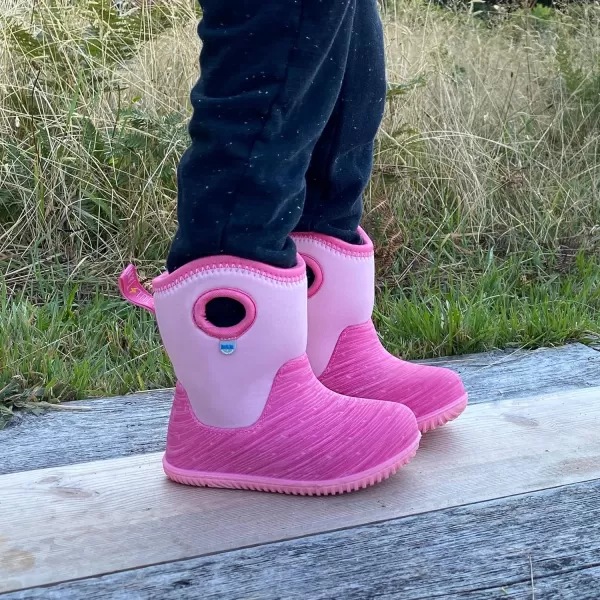 imageJAN ampamp JUL Waterproof Insulated Winter Boots for Toddlers and KidsPink Birch No Finger Holes