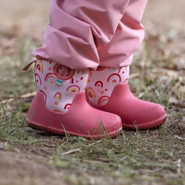 imageJAN ampamp JUL Waterproof Insulated Winter Boots for Toddlers and KidsPink Rainbow