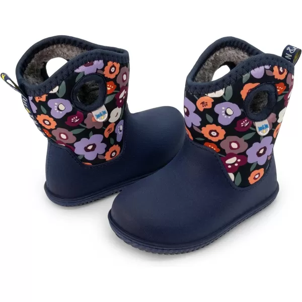 imageJAN ampamp JUL Waterproof Insulated Winter Boots for Toddlers and KidsWinter Flowers