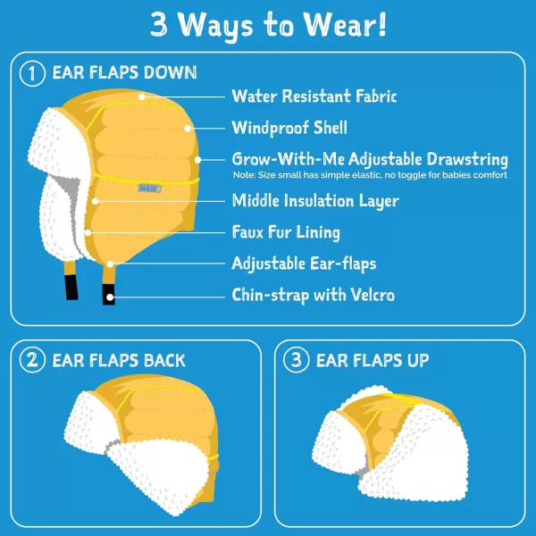 imageJAN ampamp JUL Waterproof Winter Hat for Babies and KidsBear