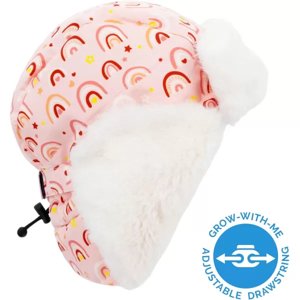 imageJAN ampamp JUL Waterproof Winter Hat for Babies and KidsPink Rainbow