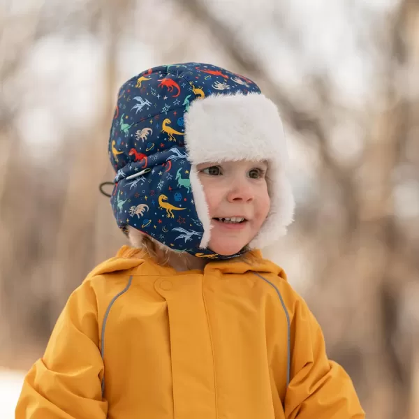 imageJAN ampamp JUL Waterproof Winter Hat for Babies and KidsSpace Dinos  No Toggle