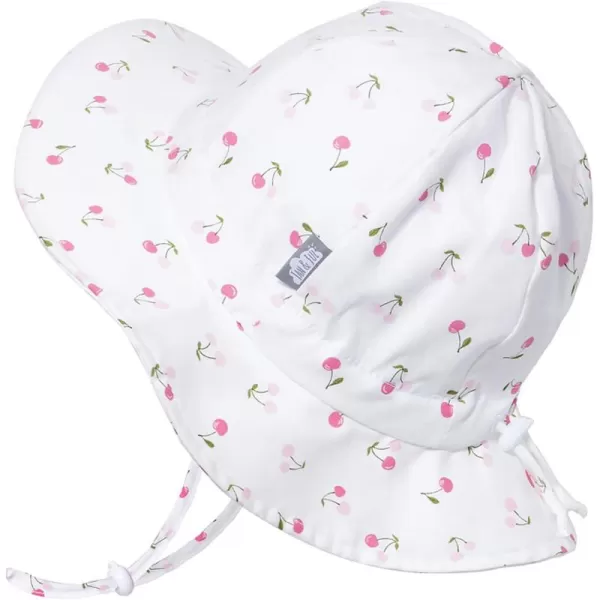 imageJAN ampamp JUL Adjustable Cotton Floppy SunHat with 50 UPF ProtectionCherries