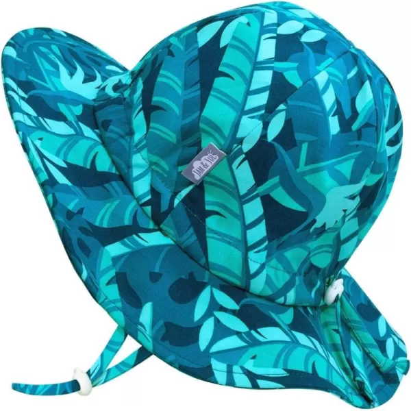 imageJAN ampamp JUL Adjustable Cotton Floppy SunHat with 50 UPF ProtectionCool Tropical