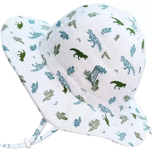 imageJAN ampamp JUL Adjustable Cotton Floppy SunHat with 50 UPF ProtectionDino